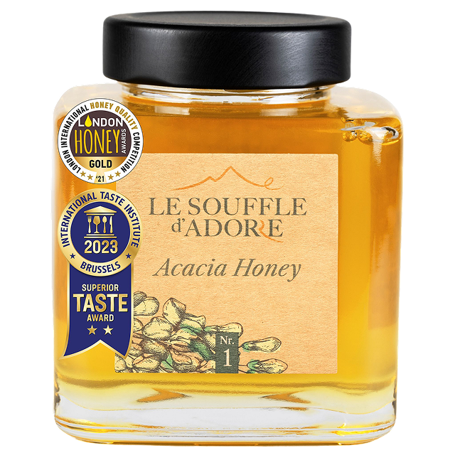 Acacia Honey 500 - "Best Organic Acacia Honey with 67 % acacia nectar 500 g"